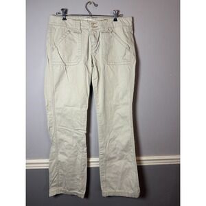 Aeropostale Pants Women 9/10 Khaki Tan Straight Leg Casual